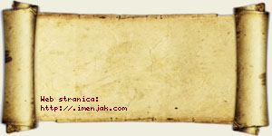 Valentina Terzić vizit kartica